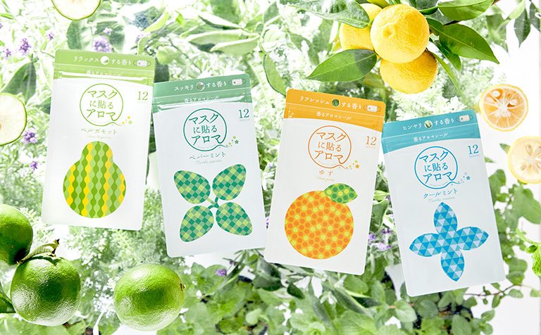 マスクに貼るアロマ - 山本香料株式会社は香りを「かたち」にする会社です。